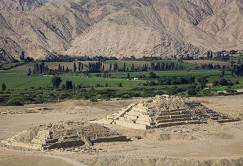 Pirámide de la Huanca Y Galería (Sec. H e I)