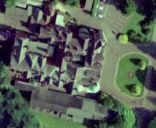 La mansión de Bletchley Park, Buckinghamshire, Inglaterra