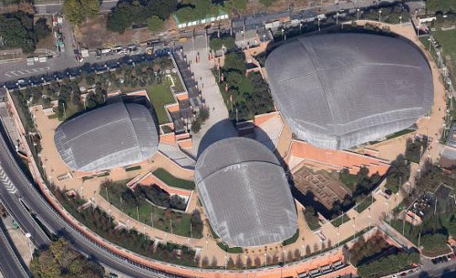 El auditorio Parco della Musica de Roma en los mapas de Turismo Google
