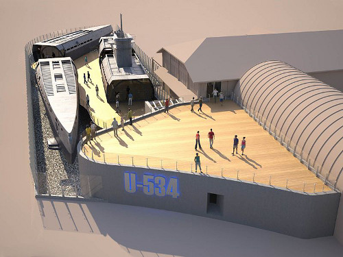 Diseño del centro de visitants de ferris de Woodside por 	Gleamhound